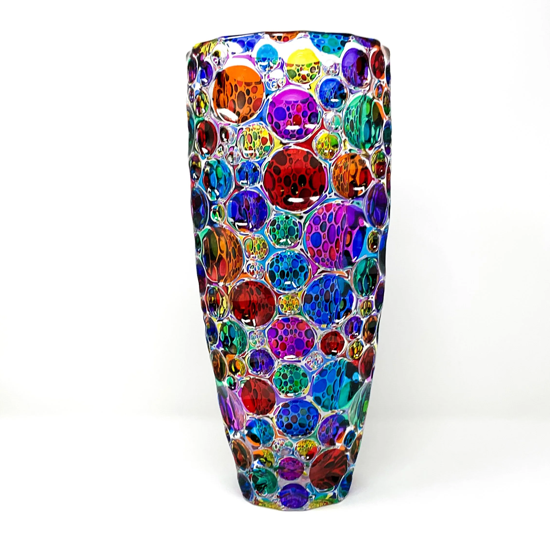 MURANO クリスタル　イタリア製　花瓶 474C4FE5-EA8D-4ADC-A69C-